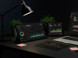 Escritorio de agency de Growth marketing, estadisticas, resultados y rendimiento de campañas de mercadeo